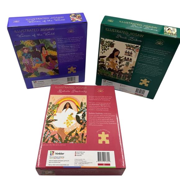 500 Piece Jigsaw PuzzlesLot 3 NEW SEALED Hinkler Plant Babies Women Of The World - Picture 2 of 6